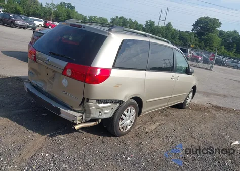 2007 Toyota Sienna Le из США, поврежденный, VIN 5TDZK23C57S098808